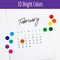 1050 PCS Colored Dot Sticker, 10 Bright Color Round Polka Circle Labels for Warehouse, Retail, Home Organization, Classroom, Office, Food Service and Medical (Each Measure 3/4")
